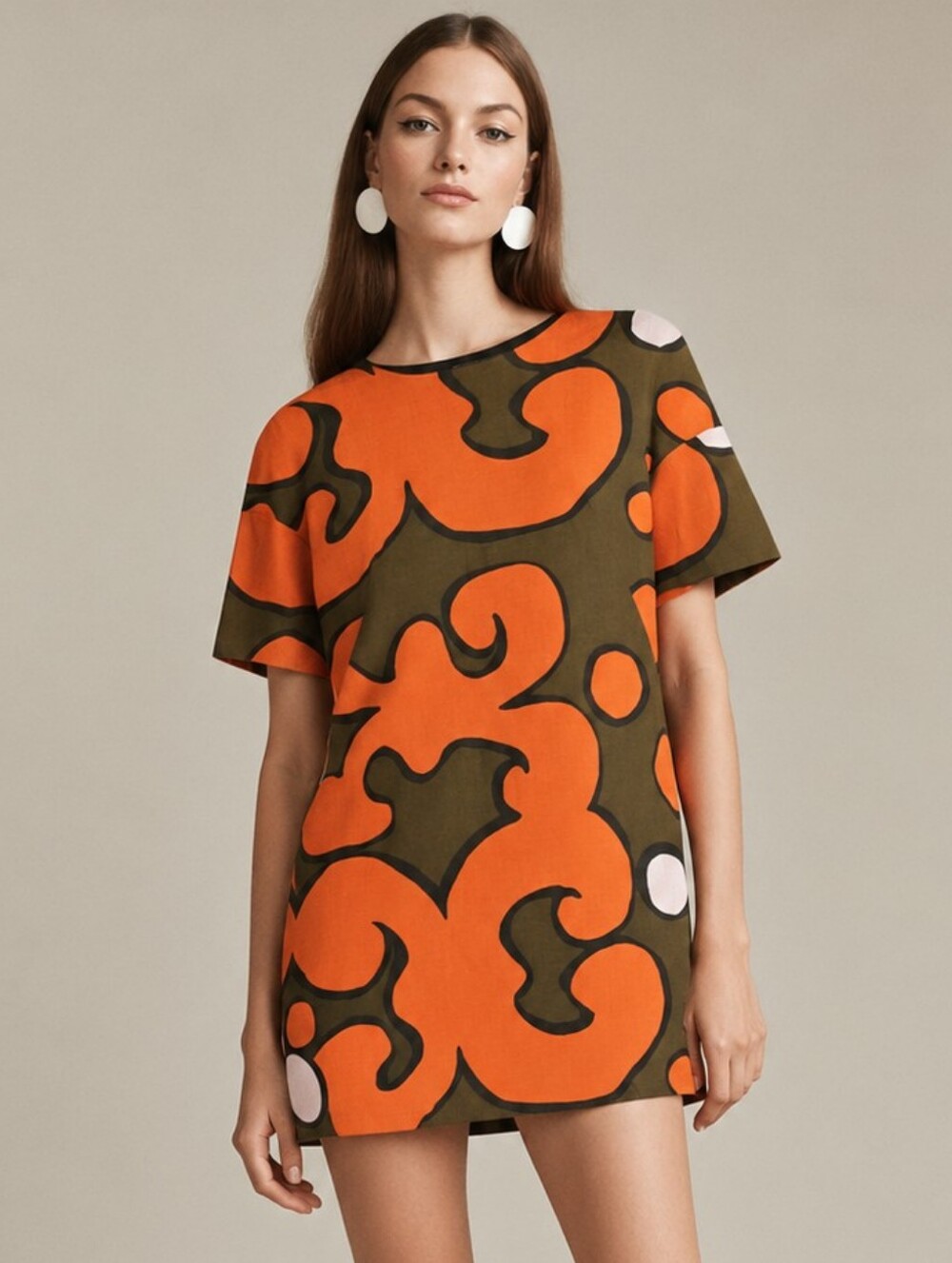 Marimekko Mini Dress by H&M Annika Rimala Fortuuna Keidas Tent Dress Size 6